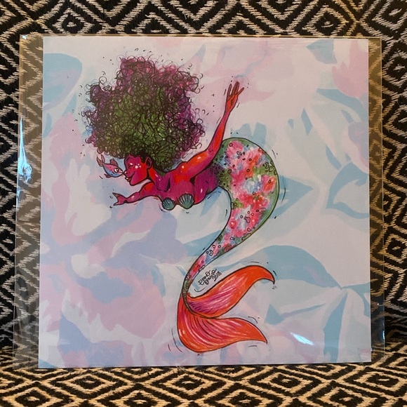 PRINT - Mermaid in Vivid Color - Picture 2 of 5